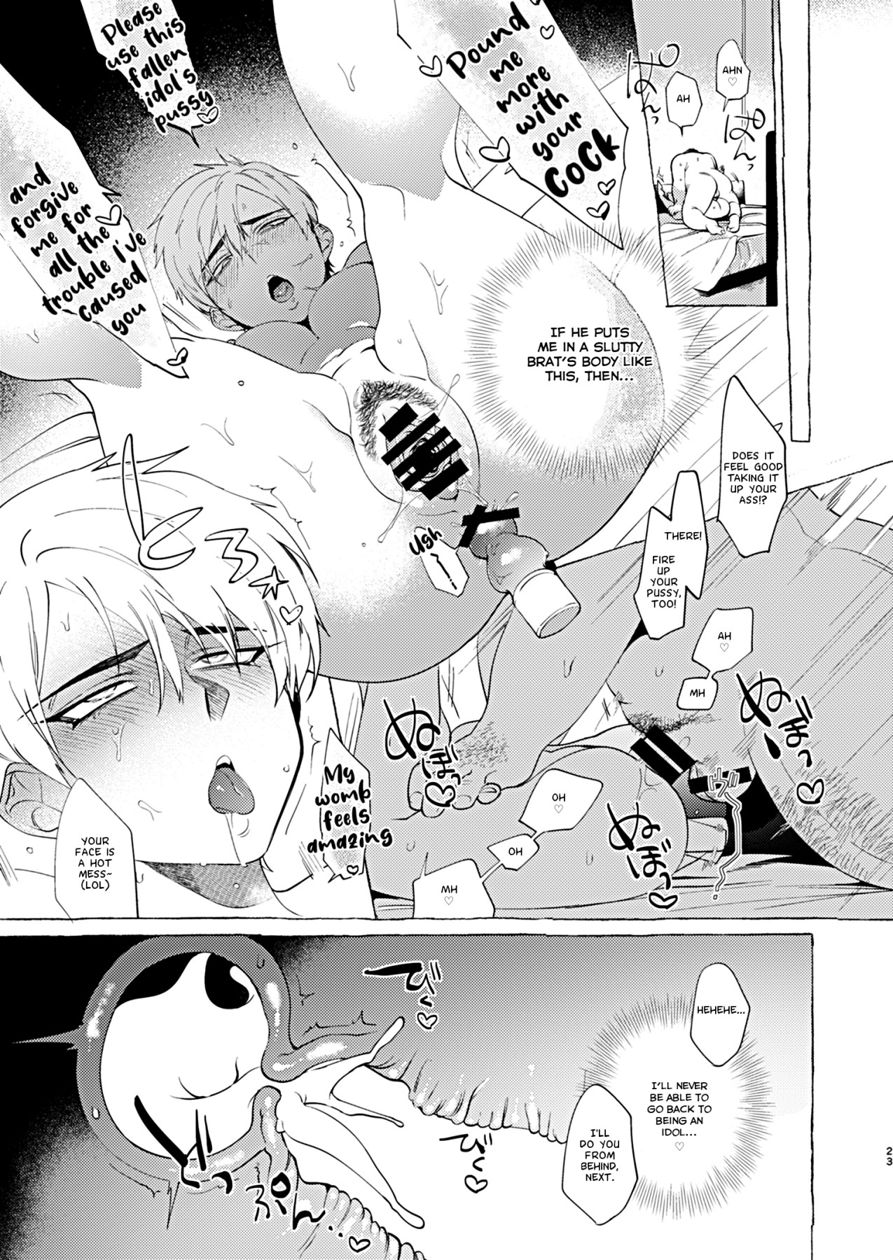 Hentai Manga Comic-Feminizing Degeneration Idol-kun-Read-22